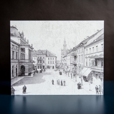 "Kaliski Główny Rynek dawniej" - fotoobraz  50 cm x 40 cm