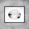 "Gmach sądu w Kaliszu" - reprint w ramie 50 cm x 40 cm