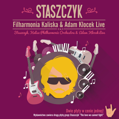 Płyta "Staszczyk + Filharmonia Kaliska & Adam Klocek Live"